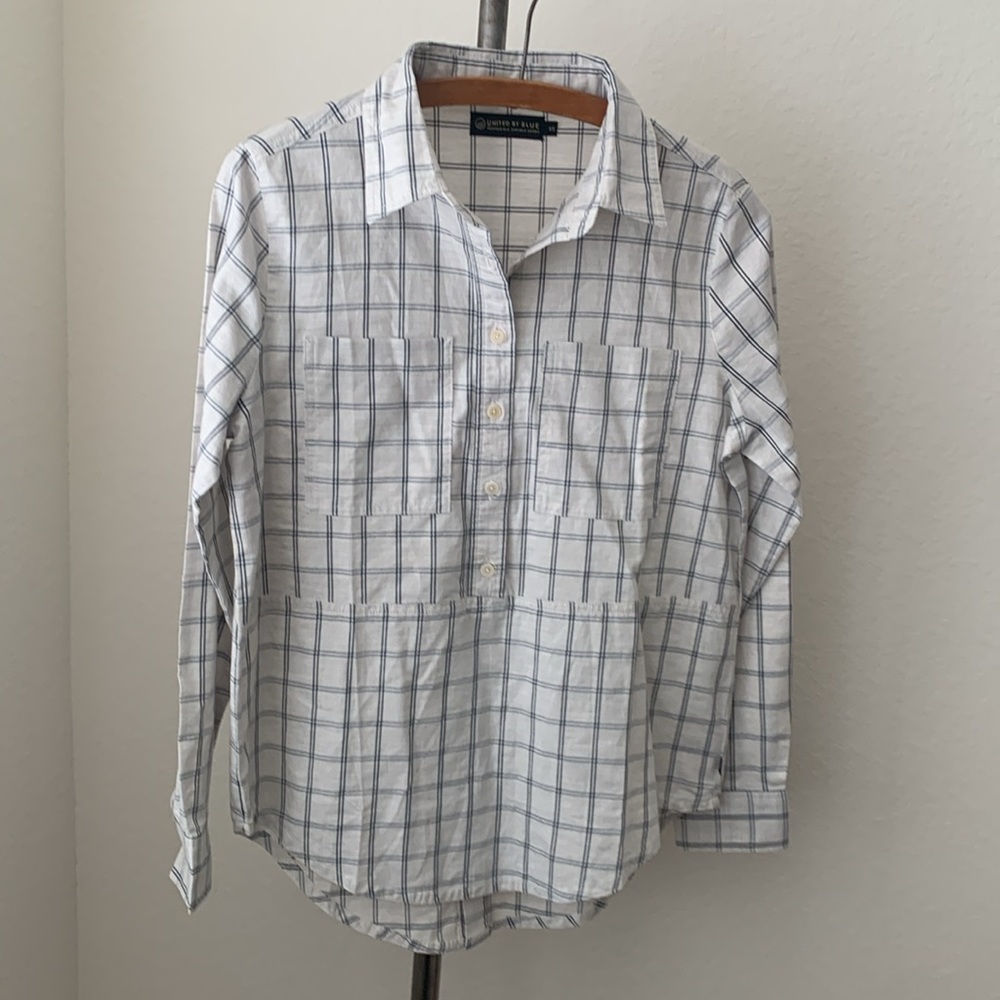 United By Blue plaid shirt gorpcore cabincore work shirt classic madewell eco